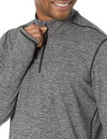 Essentials Men's Tech Stretch Quarter-Zip Shirt - Image 8